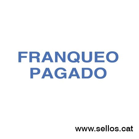 Formula Comercial TRODAT Franqueo Pagado