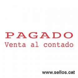 Formula Comercial TRODAT Pagado venta al contado