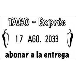 Trodat 5430 Professional 4.0, de 41 x 24 mm. marcada en tinta negra