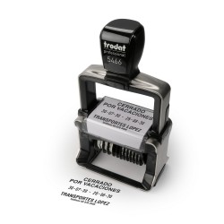 Doble fechador Trodat 5466/PL Professional 4.0, de 56 x 33 mm.
