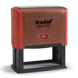 TRODAT Printy 4931 con placa de texto de 70 x 30 mm.