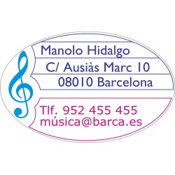 Trodat Printy 44055 oval. placa de 55x35 mm. marcada en MCI