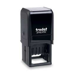 Datador Trodat Printy 4724 amb placa de 40 x 40 mm.