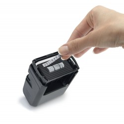 Fechador Trodat Printy 4750/L2 fórmula comercial cambio colocación texto estándar