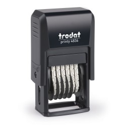 Numerador Trodat Printy 4836 de 6 cifras (sin placa) de 3,8 mm
