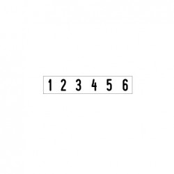 Numerador Trodat Printy 4846 de 6 xifres (sense placa) de 4 mm.