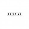 Numerador Trodat Printy 4846 de 6 xifres (sense placa) de 4 mm.