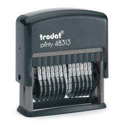 Numerador Trodat Printy 48313 de 13 cifras (sin placa) de 4 mm.