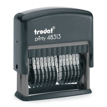 Numerador Trodat Printy 48313 de 13 cifras (sin placa) de 4 mm.