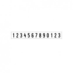 Numerador Trodat Printy 48313 de 13 cifras (sin placa) de 4 mm.
