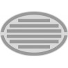 Trodat Printy 44045 oval. placa de 45x30 mm.