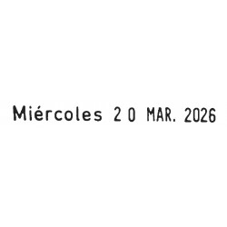 Datador Image amb dies de la setmana sencers ref. 1126 sense placa de 5 mm.