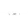 Numerador Trodat 15310, 10 bandas de 3 mm.