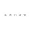 Numerador Trodat 15320, 20 bandas de 3 mm.