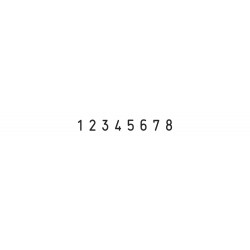 Numerador Trodat 1544, 8 bandas de 4 mm.