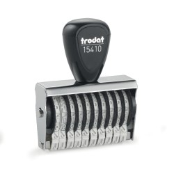 Numerador Trodat 15410, 10 bandas de 4 mm.