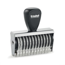 Numerador Trodat 15412, 12 bandes de 4 mm.