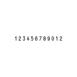 Numerador Trodat 15512, 12 bandes de 5 mm.