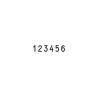 Numerador Trodat 1596, 6 bandes de 9 mm.