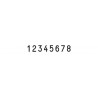 Numerador Trodat 1598, 8 bandas de 9 mm.