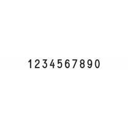 Numerador Trodat 15910, 10 bandas de 9 mm.