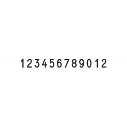 Numerador Trodat 15912, 12 bandas de 9 mm.
