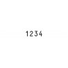 Numerador Trodat 15124, 4 bandas de 12 mm.