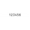 Numerador Trodat 15126, 6 bandes de 12 mm.