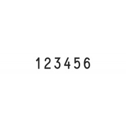 Numerador Trodat 15156, 6 bandes de 15 mm.