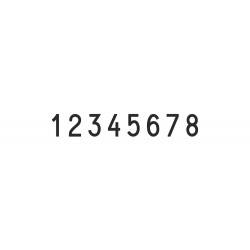 Numerador Trodat 15158, 8 bandas de 15 mm.