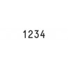Numerador Trodat 15184, 4 bandes de 18 mm.