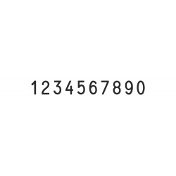 Numerador Image F151210, 10 bandes de 12 mm.
