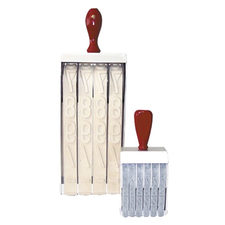 Numerador gigante Image 30/6, 6 bandas, 30 mm.