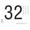 Numerador gegant Image 40/8, 8 bandes, 40 mm.