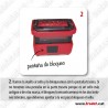 Goma de texto para aparato Trodat