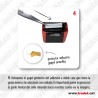 Goma de texto para aparato Trodat