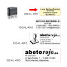 Sello Automático Trodat IDEAL 4911 Personalizado 37x13 mm