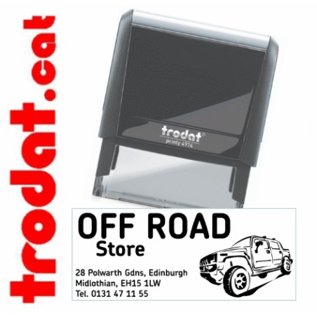 Trodat Printy 4914 de 64 x 26 mm.