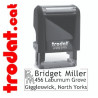 TRODAT Printy 4910 amb placa de text de 26 x 10 mm.