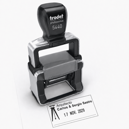 Fechador Trodat 5440 Professional 4.0, de 49 x 28 mm.