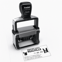 Datador TRODAT Profesional ref. 5460 amb placa de 56x33 mm.