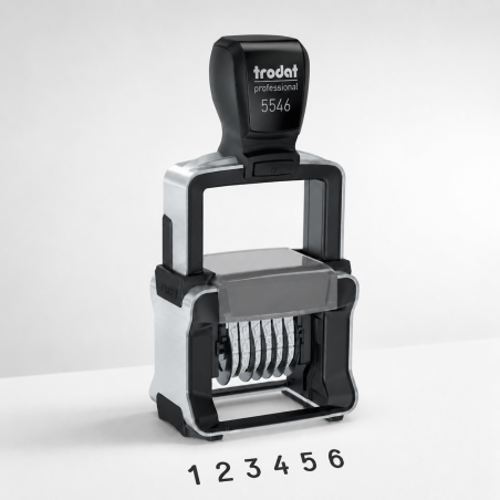 Numerador Trodat 5546 de 6 cifras sin placa