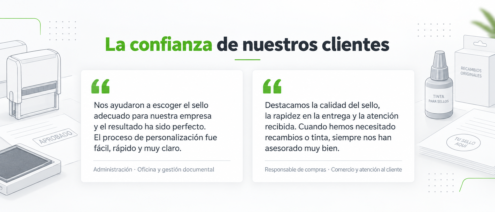 La confianza de nuestros clientes - Trodat.cat