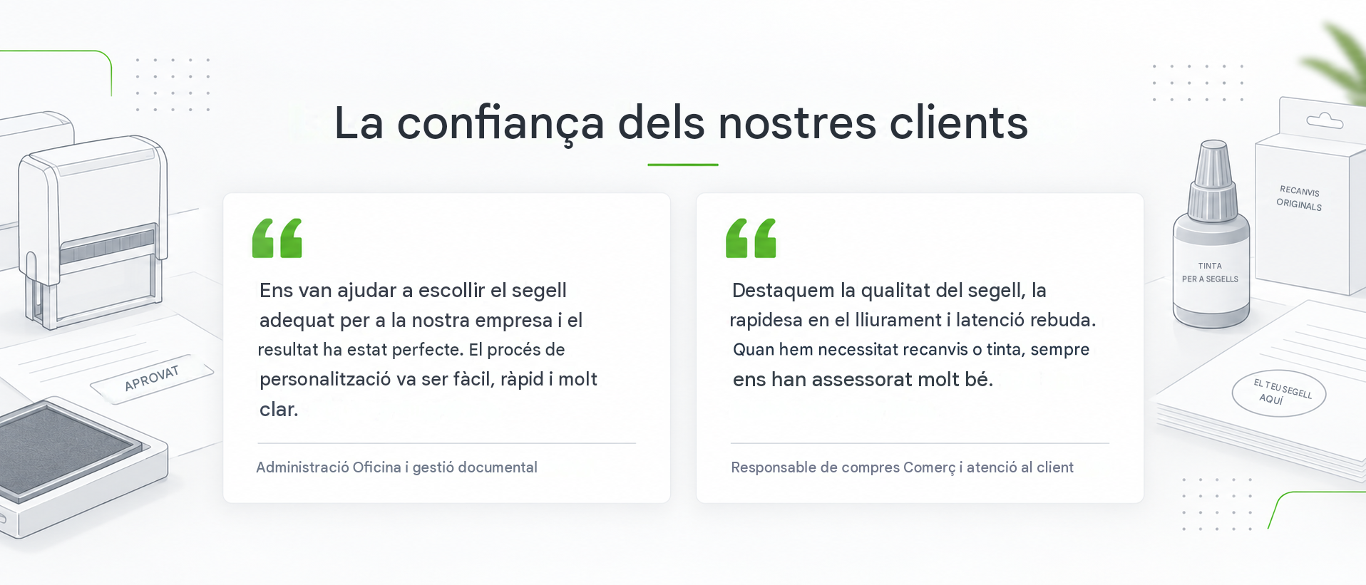 La confiança dels nostres clients - Trodat.cat
